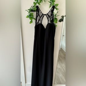 Hayley Paige Occasional Black Lace Gown